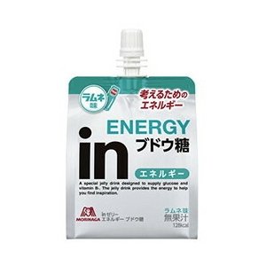 【7個書き割り！】【貨物輸送無料！】【 森永製菓 】ウイダーインチジェリィ  活動力 葡萄糖  180g×6個