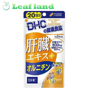 【10個書き割り！】【貨物輸送無料！】【思わしい食料雑貨類】DHC 生き肝抽出エキス＋オルニチン 20日分【DHC】