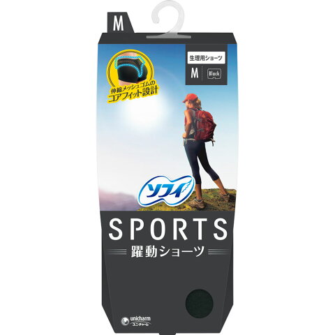 ソフィ SPORTSショーツMブラック
