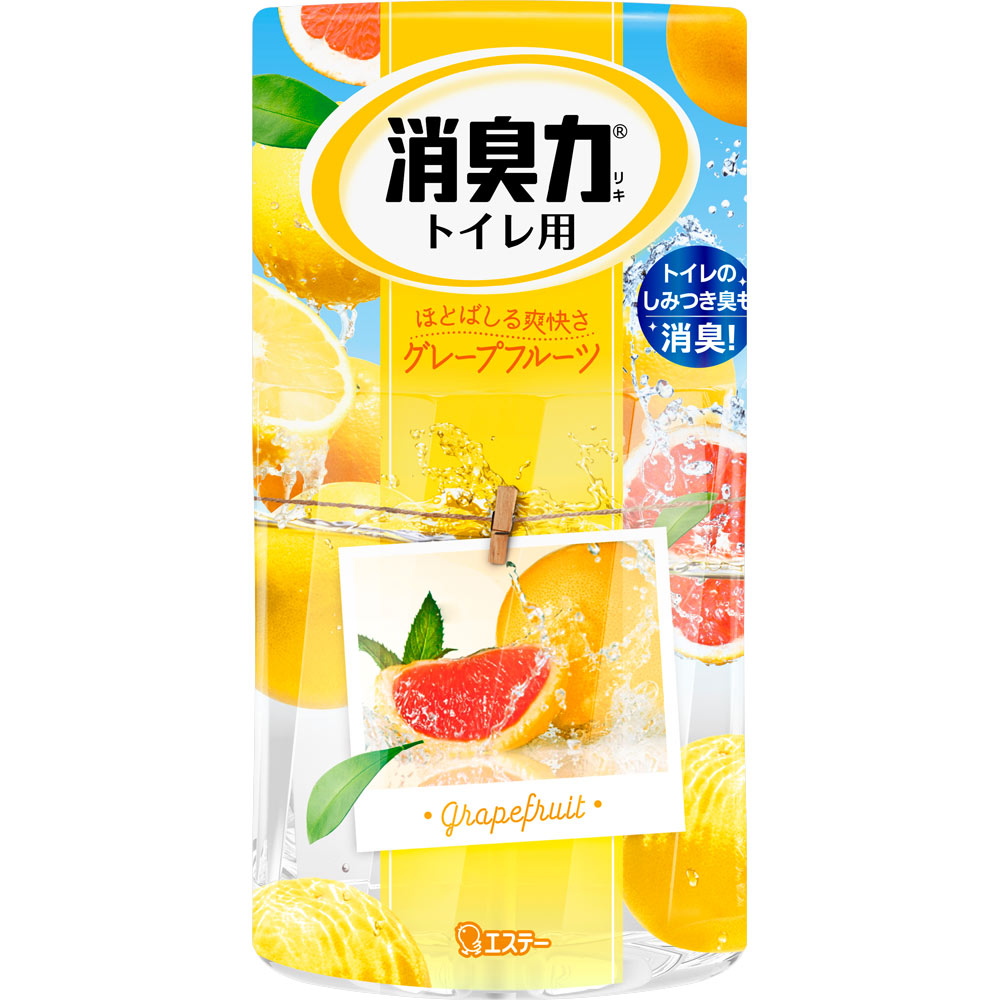 【26個仕掛ける！】【★】消臭力 室内用便器用 グレープフルーツ400mL【エステー株式会社】 日用消耗品-日用品雑貨・文房具・手芸-消臭剤・芳香剤