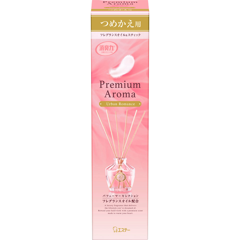 【48個セット！】【★】玄関・リビング用 消臭力 Ｐｒｅｍｉｕｍ Ａｒｏｍａ Ｓｔｉｃｋ つめかえ アーバンロマンス 50mL【エステー株式会社】