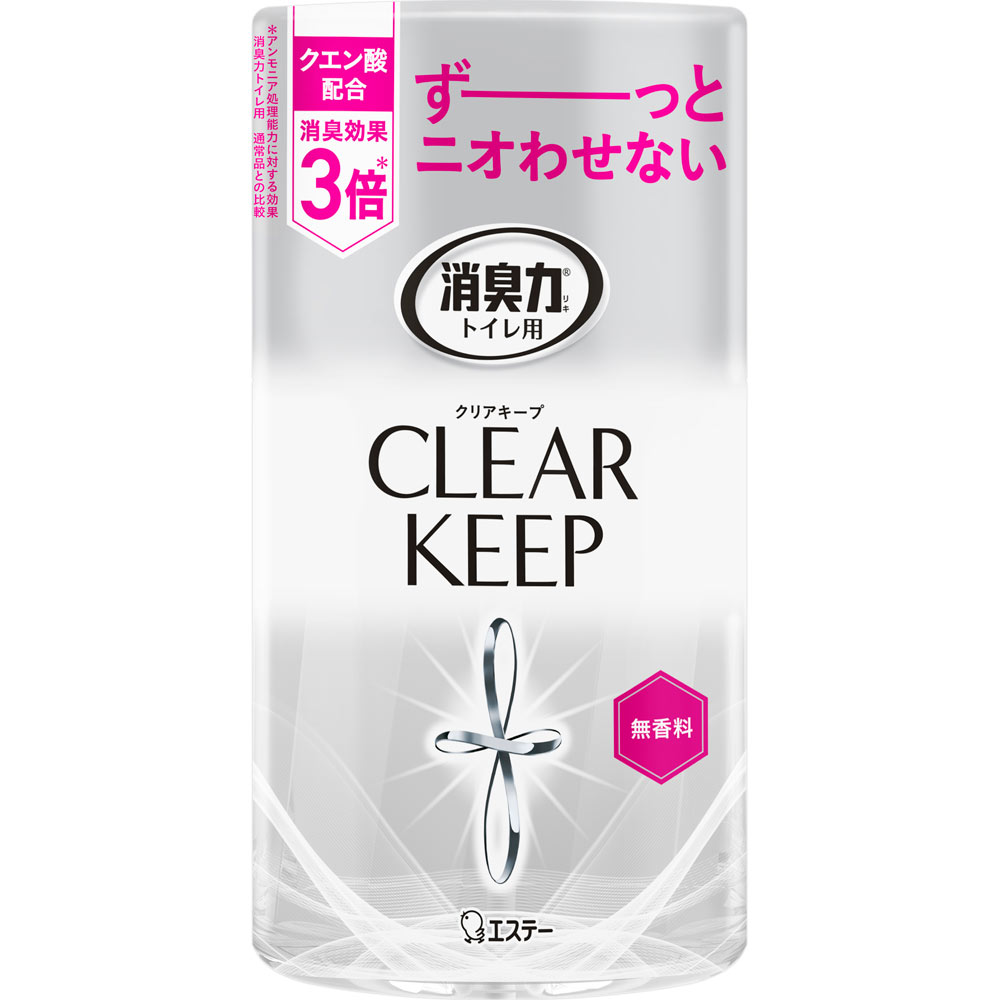 【44個セット！】【★】消臭力 トイレ用 CLEAR KEEP 無香料400mL【エステー株式会社】