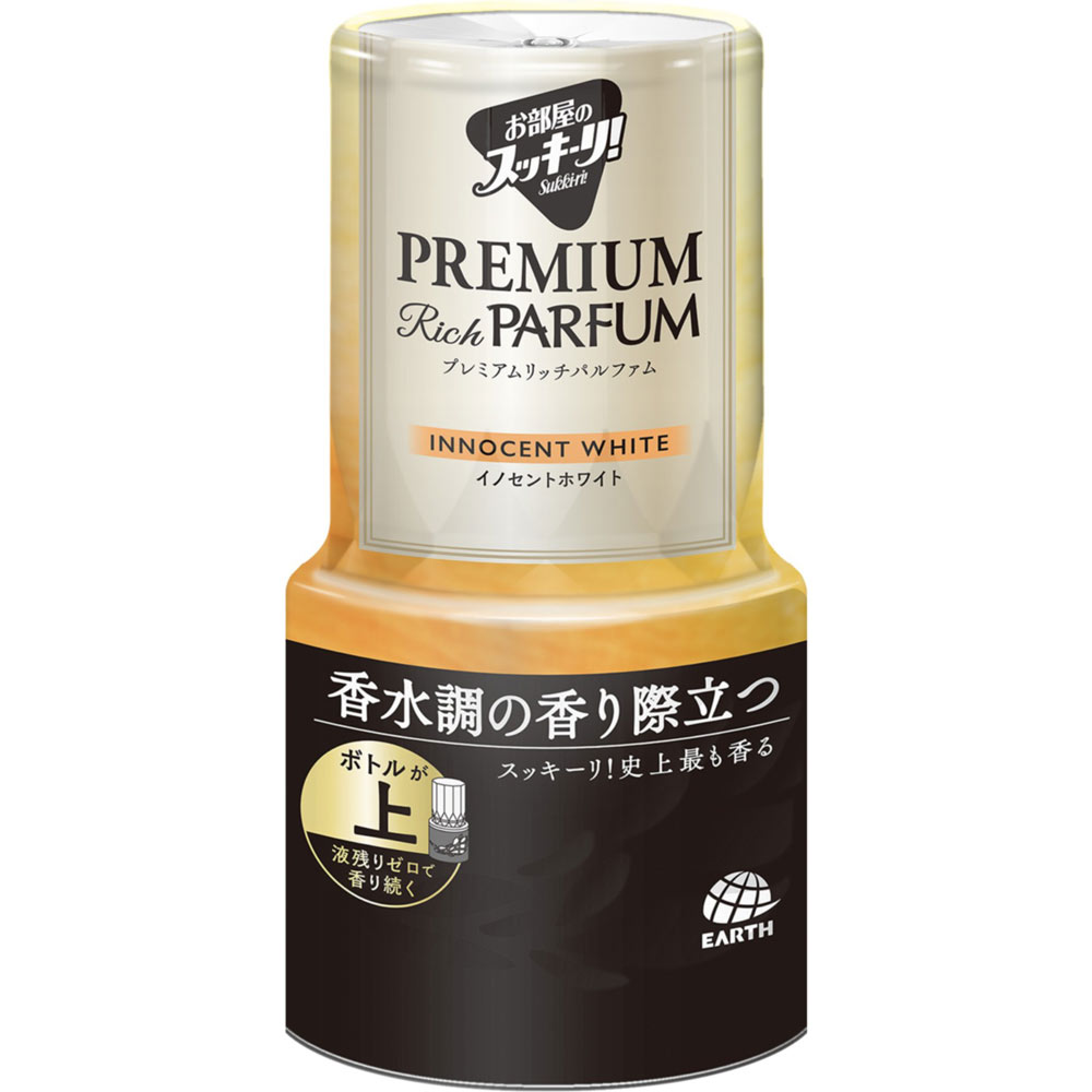 【24個仕掛ける！】【貨物輸送無料！】おお座敷のスッキーリ！Sukki－ri! プレミアムリッチパルファム イノセントホワイト 400mL【アース製薬】 日用品雑貨・文房具・手芸-消臭剤・芳香剤