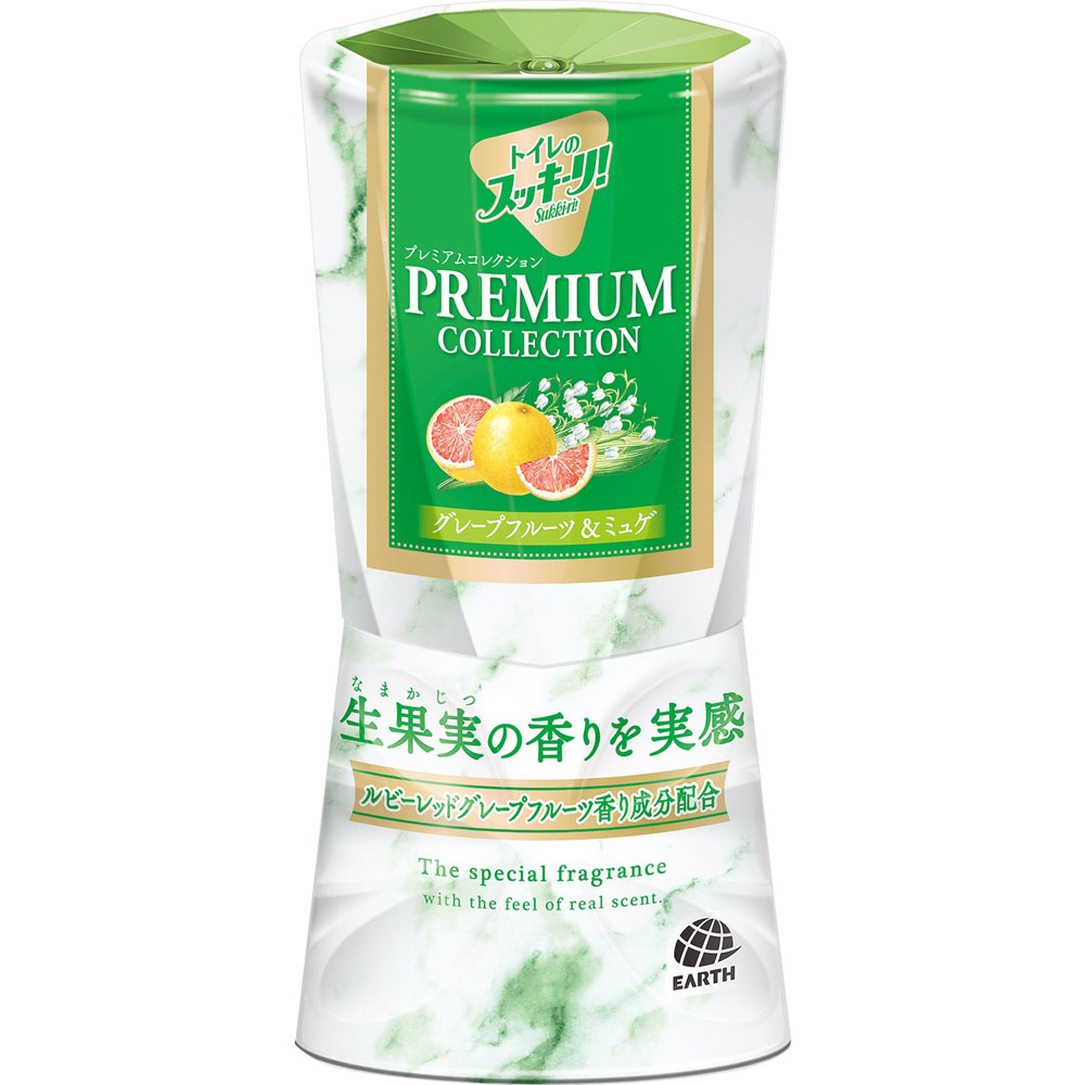 お気に入り トイレのスッキーリ Sukki Ri プレミアムコレクション グレープフルーツ ミュゲの香り 400ml Fucoa Cl