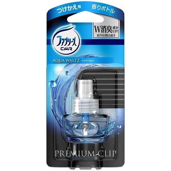 【28個セット！】【★】ファブリーズ クルマ プレミアムクリップ アクアワルツ つけかえ用【P&G】