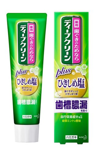 【20個セット！】【★】ディープクリーン 薬用ハミガキ ひきしめ塩 100g【花王】｜おくすりと健康専門店　Leaf land