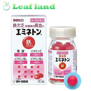 【第2類医薬品】【12個セット！】【送料無料！】エミネトン Fe 80錠【佐藤製薬】