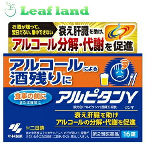 【第2類医薬品】【6個セット！】【送料無料！】アルピタンγ (ガンマ) 16錠【小林製薬】