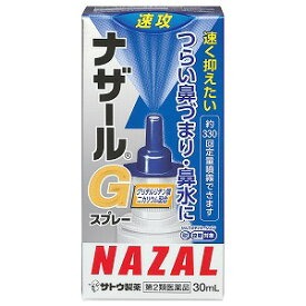 【10個書き割り！】【貨物輸送無料！】【第2類飲み薬】ナザールG吹きつける 30ml【佐藤製薬】