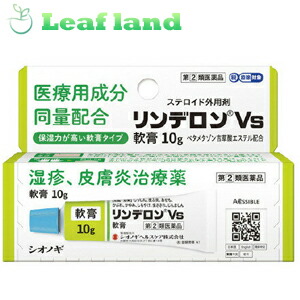 【第(2)類医薬品】【6個セット！】 【メール便送料無料！】リンデロンVs軟膏 10g【シオノギヘルスケア】