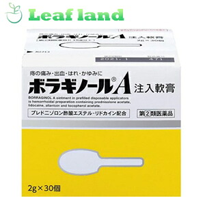 【第(2)類医薬品】ボラギノールA注入軟膏 2g×30個入 【武田薬品】