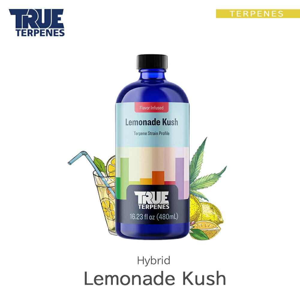 【楽天市場】テルペン アメリカ TRUE TERPENES 『フレーバーインフューズド Lemonade Kush』1ml ハイブリッド
