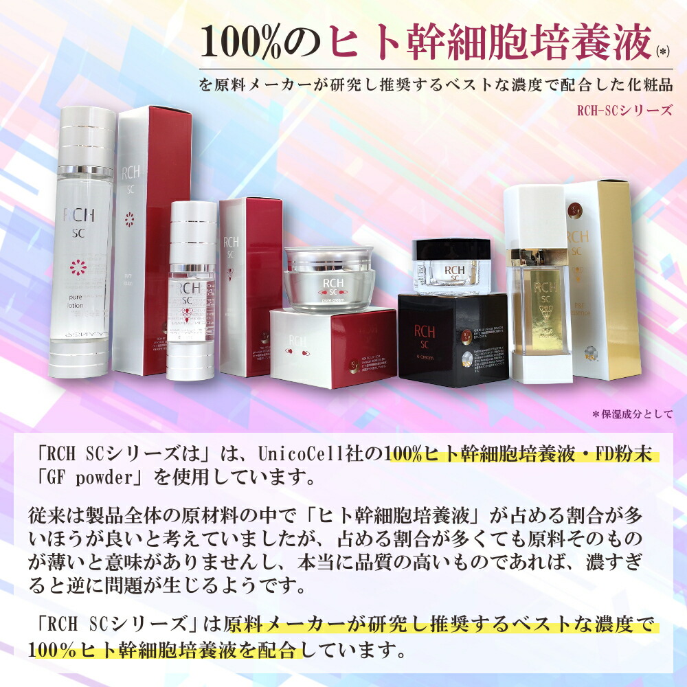 ヒト幹細胞コスメ