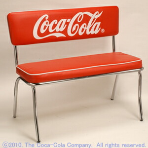 希少コカ・コーラ椅子 希少非売品』CocaCola コカコーラ カフェチェア椅子 イス 赤4脚