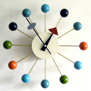 どんぶり鉢時辰儀 ジョージネルソンリプロダクト George Nelson Ball Clock