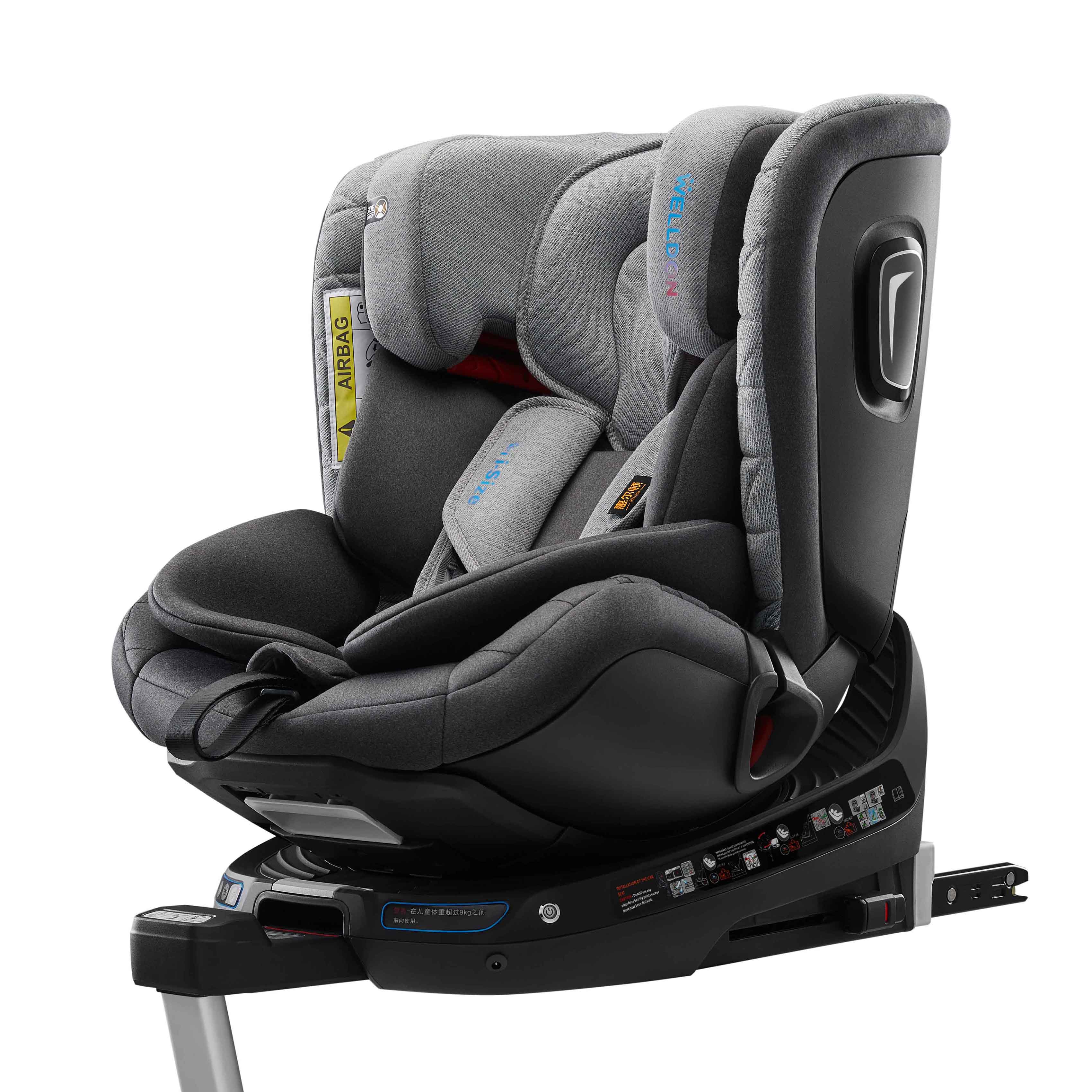 新生児~7歳頃まで 回転式 ISOFIX R129認可品 ウェルドン スマートターン Welldon Smart Turn ISOFIX 楽々載せ下ろし チャイルドシート ジュニアシート Eマークあり リーマン