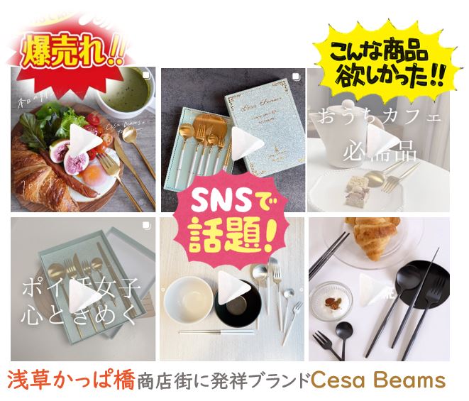 cesa beams　2点目40％オフクーポン　カトラリー カトラリーセット　食器　食洗機対応　プラチナシリーズ6本 カトラリーおしゃれ ゴールド　北欧 結婚祝い ギフト食器 スプーン フォーク ナイフ お箸　箸　 和食器 和風 洋風 家族