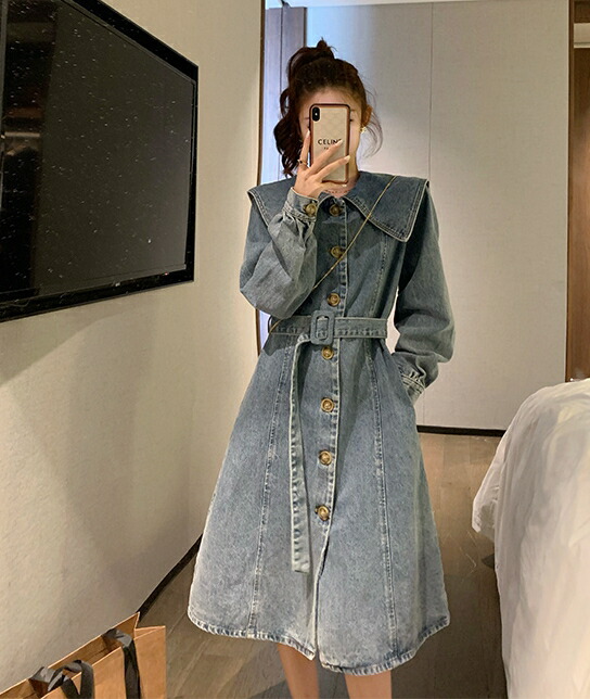 長袖 ウエストマーク ワンピース デニム 大人可愛い 秋 大きいサイズ Aラインワンピース 襟付き ビッグカラー 襟付き ワンピース シャツワンピース 春 レディース 膝丈 おしゃれ シンプル 大人可愛い カジュアル デート服 代 30代 leap 長袖 ウエストマーク ワンピース デニム 大人可愛い 秋 大きいサイズ Aラインワンピース 襟付き ビッグカラー 襟付き ワンピース シャツワンピース 春 レディース 膝丈 おしゃれ シンプル 大人可愛い カジュアル デート服 代 30代 leap