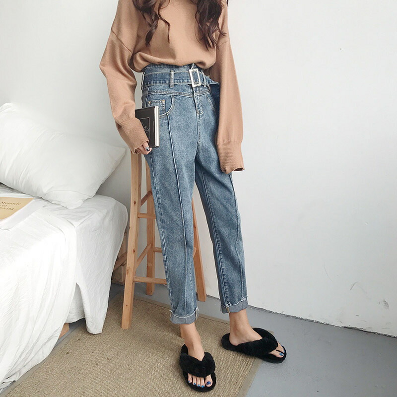 楽天市場 デニムパンツ ウエストベルト ハイウエスト 韓国 ファッション 大きいサイズ 3l こなれ感 デート服 お出かけ 大人可愛い 春 夏 秋 冬 レディース ボトムス テーパード デニム ジーンズ ジーパン ウエストマーク カジュアル ｌｅａｐ