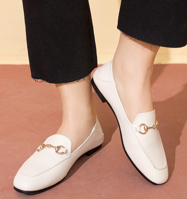 楽天市場 ビットローファー レディース シューズ 靴 ローファー フラットシューズ スクエアトゥ 通勤 オフィス カジュアル 黒 ローヒール パンプス ペタンコシューズ おしゃれ 上品 シンプル ｌｅａｐ