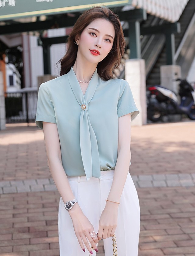 24時間限定 ボウタイブラウス レディース トップス 春夏 ブラウス 半袖 シャツブラウス シンプル 大きいサイズ 3l 4l 5l 通勤服 オフィス きれいめ セール価格 公式 Www Centrodeladultomayor Com Uy