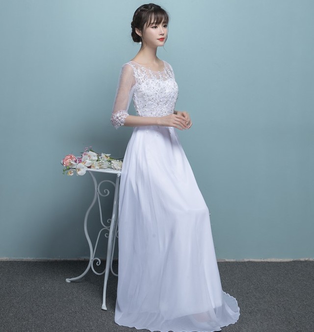 レース 結婚式 二次会 ウエディングドレス ワンピースドレス リアルタイムランキング1位獲得 ノースリーブ 大きいサイズ 白 エレガント 花嫁 ウエディングドレス ロングドレス 袖あり ワンピースドレス iライン ホワイト 花柄 透け感 シースルー フェミニン レース 結婚式 二次会 ウエディングドレス ワンピースドレス リアルタイムランキング1位獲得 ノースリーブ 大きいサイズ 白 エレガント 花嫁 ウエディングドレス ロングドレス 袖あり ワンピースドレス iライン ホワイト 花柄 透け感 シースルー フェミニン