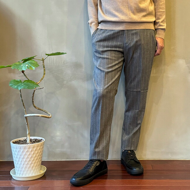 J7115 超美品 ブルネロクチネリ 2プリーツグルカトラウザーズ グレー 48 三越伊勢丹 | BRUNELLO CUCINELLI/ブルネロ クチネリ_Women通販