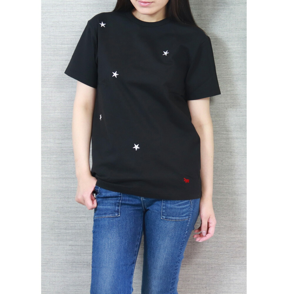 【クーポン利用で9％OFF】【返品・交換1回無料】【s&nd】 セカンド s&nd/セカンド Starry sky TEE スター/星柄刺繍Ｔシャツ 春 夏 20代 30代 40代 レディースファッション【メール便発送可】【楽ギフ_包装】 【ラッピング】