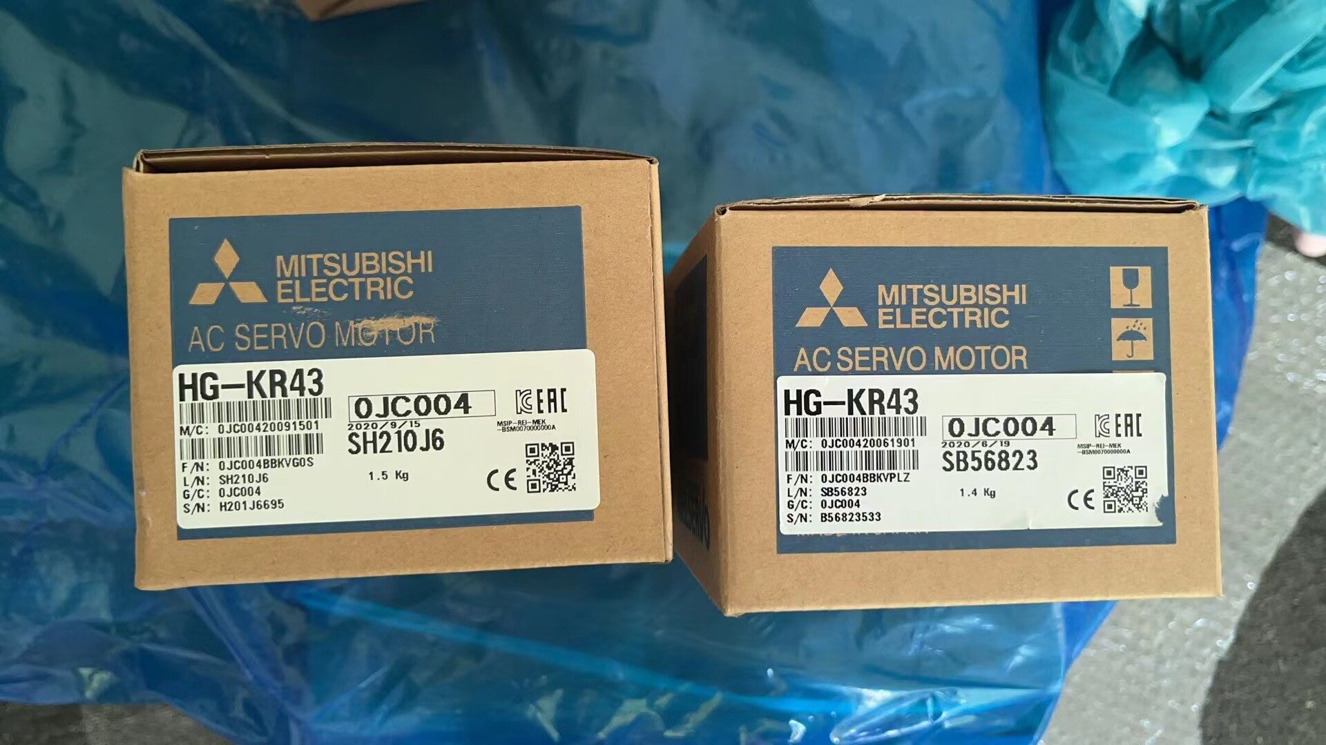 新品 MITSUBISHI/三菱 サーボモーター HG-KR43【6ヶ月保証 送料無料