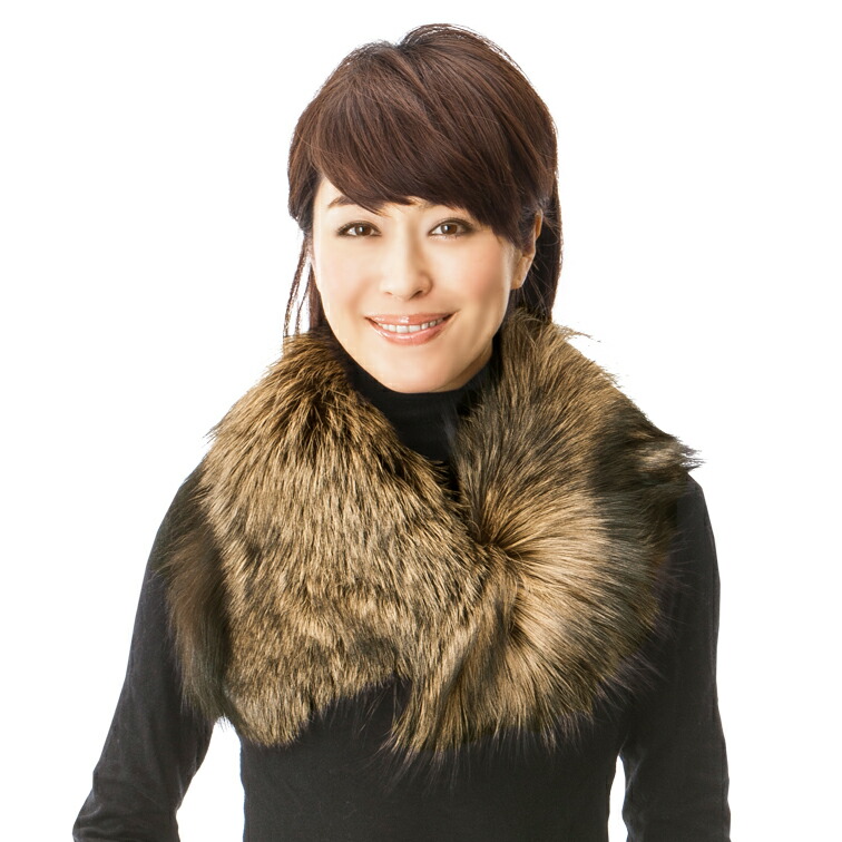 楽天市場】【特売】シルバーフォックスロングマフラー : レザー