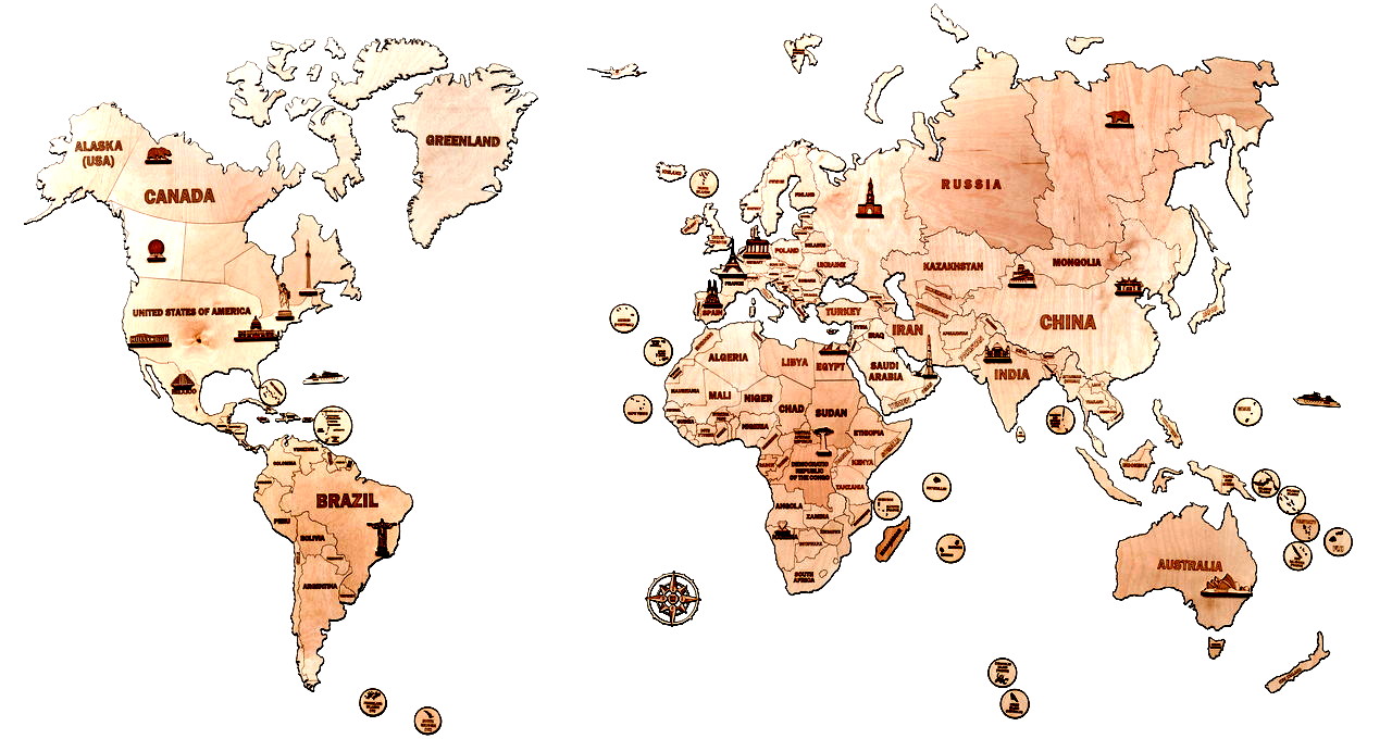 世界地図 中 ワールドマップ 3dウッドパズル 3dウッドパズル Trick 子供も大人も楽しめる木製パズルの組立キット 工作キット レーベンウッド 3dウッドパズル 3dパズル 子供も大人も楽しめる木製パズルの組立キット 工作キットホビー ウッドトリック 立体パズル 店木製