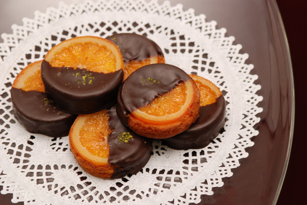 銀座スイーツリキュール香るバレンシアオレンジとチョコレートの組合せ『ガレットオランジェ』８個入り【内祝い】