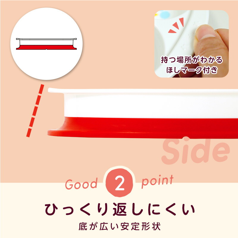 キッズ食器 ランチプレート アンパンマン 子供食器 子供用 お皿 皿 食べやすい ディナー ワンプレート キャラクター食器 楽しい かわいい ANトレーニングランチプレート レック lec