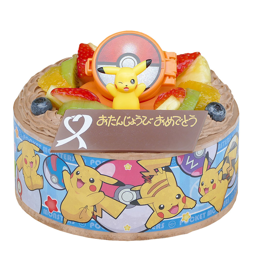 楽天市場 キャラデコお祝いケーキ ポケットモンスター 生チョコクリーム 5号バースデーケーキ 誕生日ケーキ 4 6名様用 フルーツ キャラクター ポケモン チョコレートケーキ 子供 男の子 女の子 冷凍 チョコプレート付 Cake Express