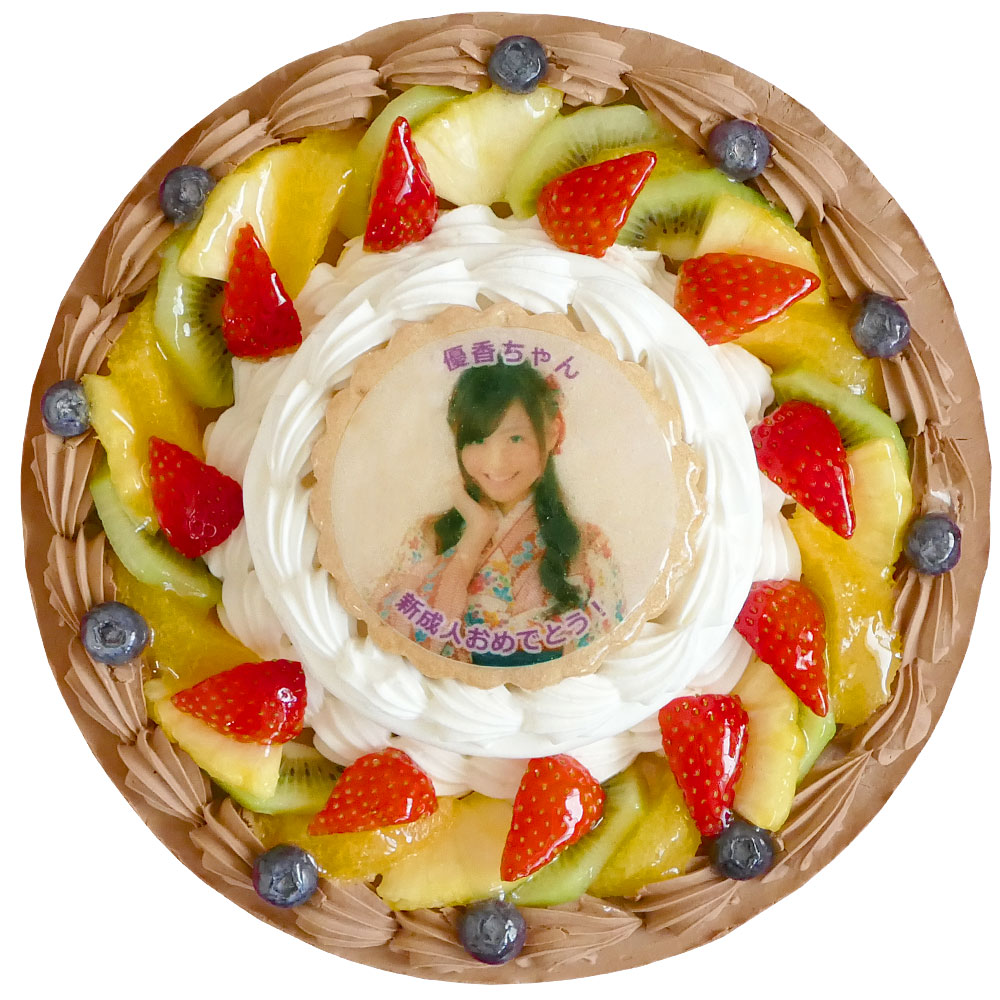 写真ケーキ ダブルタワーケーキ 8号 イラスト 冷凍 大きい 誕生日ケーキ 18 名様用 プリント 特大 4号バースデーケーキ フォトケーキ 二段 サプライズ チョコレートケーキ 生クリーム 披露宴 パーティ