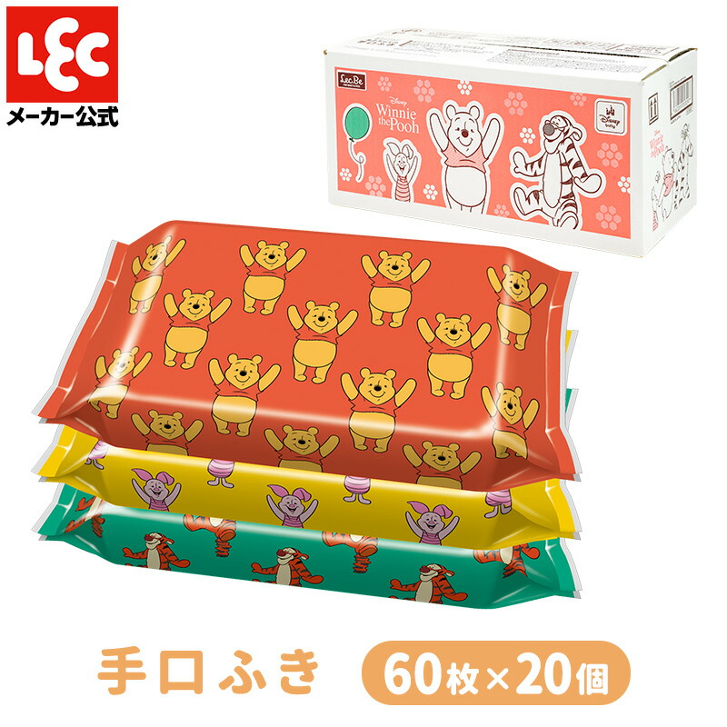 楽天市場】レック 水99% 手口ふき/ミッキー＆フレンズ 80枚入 WTR HAND