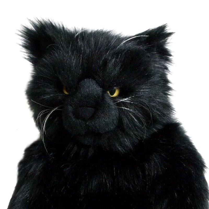 ぬいぐるみ キャット 茶々完備した2 真っ黒猫 Cuddly カドリー 