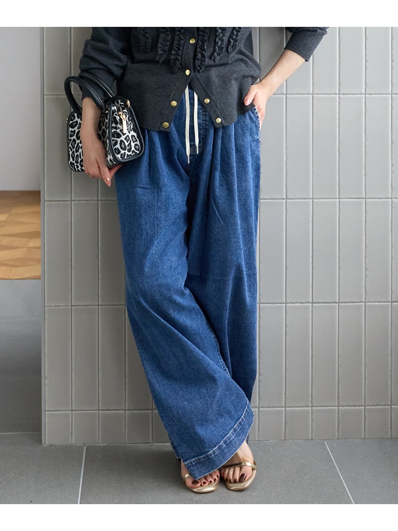 Healthy denim Muffin le.coeur blanc ルクールブラン ズボン下 デニム・ジーンズズボン下 青み 米国海軍【此れから取っておく】*【貨物輸送無料】[ Fashion]