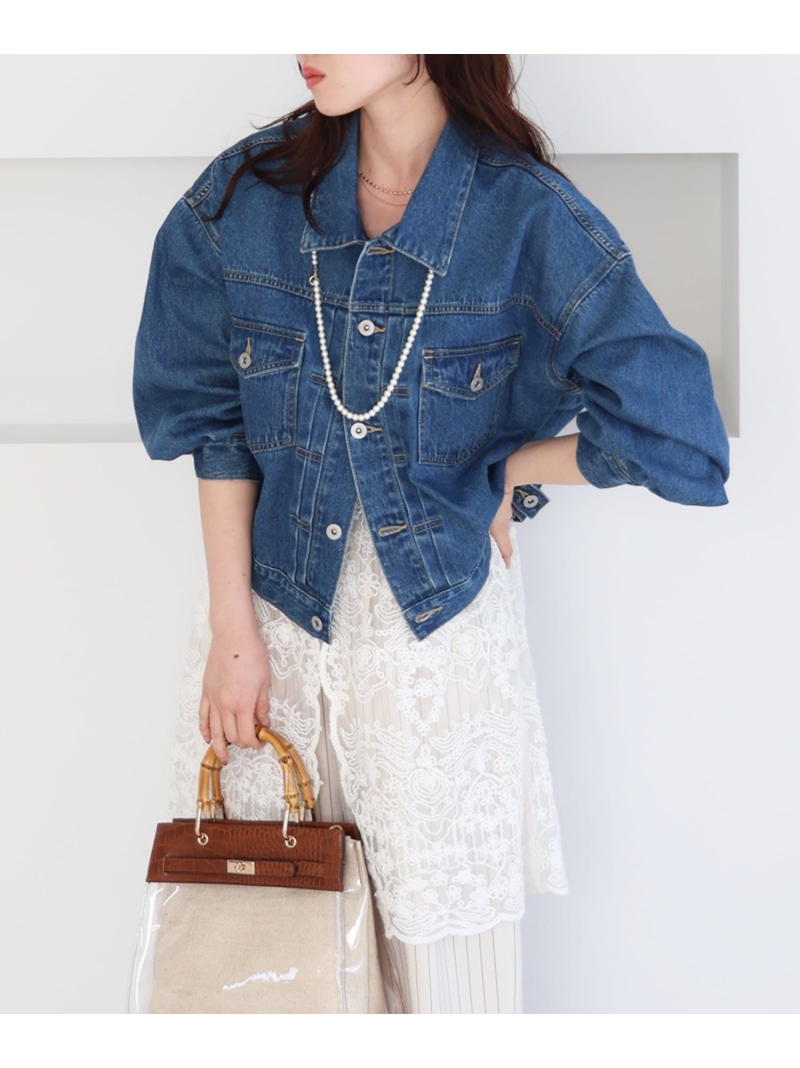 TORRAZZO DONNAエンブロイダリーレースジレ le.coeur blanc ルクールブラン トップス ベスト・ジレ グレー ホワイト【送料無料】[ Fashion]