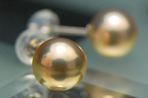 Lecollier Metallic Shine Best Pearl K14wg Grade 8 Mm Freshwater Metallic Shine Best Pearl K14wg Grade 8 Mm Freshwater Earring Friendly