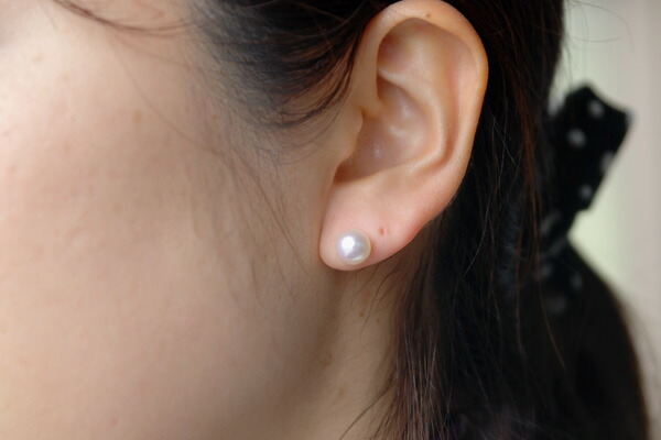 Lecollier Grade 7 Mm Freshwater Pearl Earrings And Earring The Grade 7 Mm Freshwater Pearl Earrings And Earring The Exceptional Brilliance Try Products For Special Price