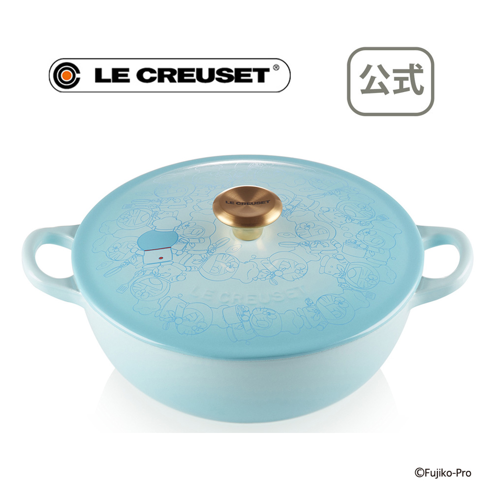 新版 マルミット 22cm ドラえもん ブラックマットホーロー ゴールドツマミ 公式 ル クルーゼ ルクルーゼ Le Creuset ギフト ホーロー鍋 鍋 送料無料 お祝い 21 出産内祝い 結婚内祝い 誕生日プレゼント 限定 ドラエモン どらえもん 引越し祝い 国内配送