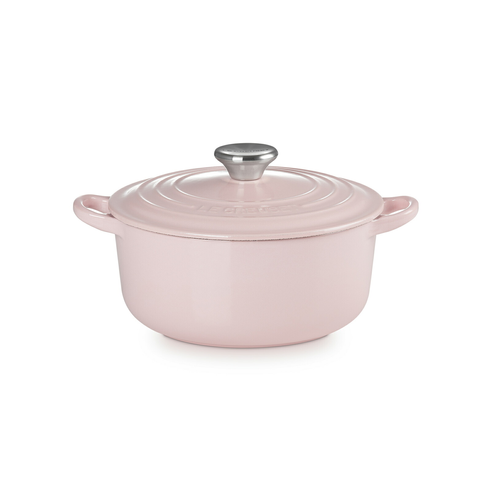 LE CREUSET (ルクルーゼ) 両手鍋 ピンク 2.4L ココット・ロンド