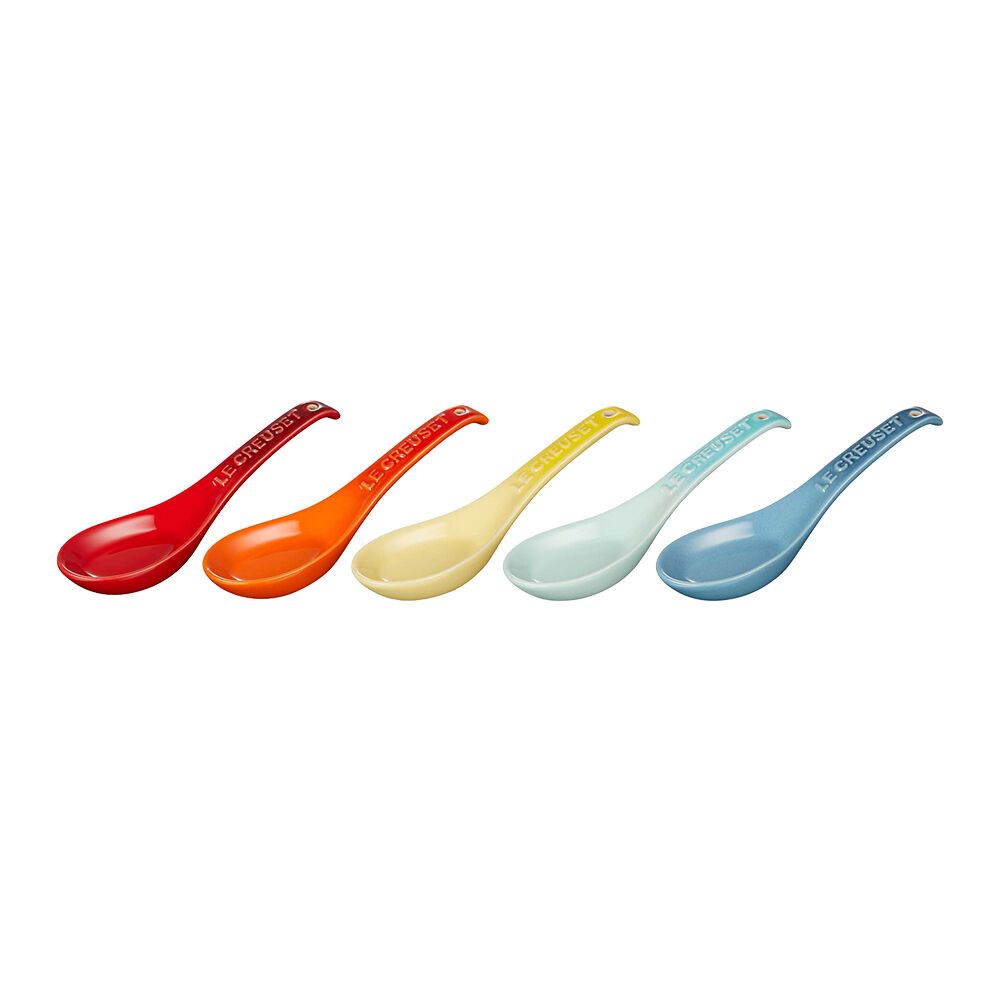 ルクルーゼ　ソルベ　スプーン 6本　フローラ　スプーンレスト　箸置き 5個 Amazon｜ル・クルーゼ(Le Creuset) 箸 チョップスティック