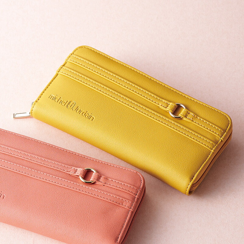 ミッシェル ジョルダン ラウンド長財布 イエロー 6,976円