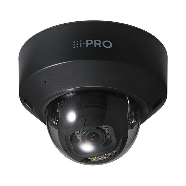 【メーカー取り寄せ品】パナソニック 防犯カメラ iPRO 2MP 屋内 ドーム AIカメラ(BK)
