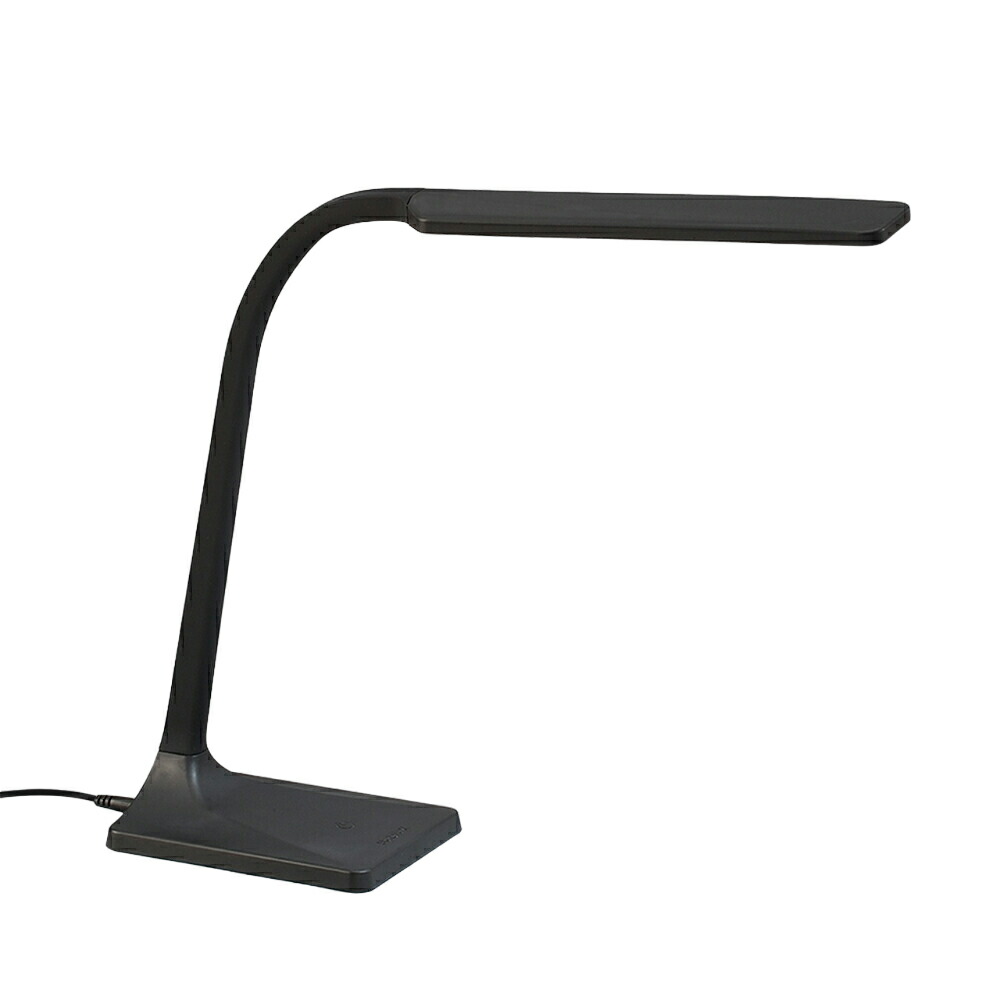 ホタルクス LEDデスクライト スタンドライト 調光 よみかき光 ブラック LIFELED'S 昼光色6500K 680lm 6.2W 子供部屋 勉強机 書斎 ベッドサイド