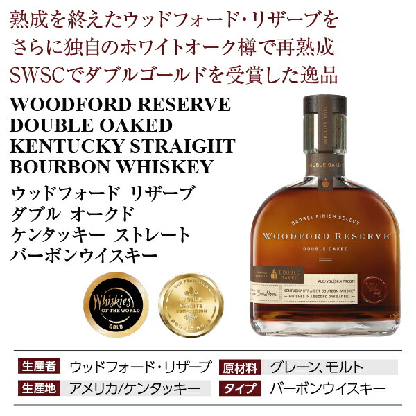 お中元 ウッドフォードリザーブ 43％ 750ml プレミアムバーボンウイスキー