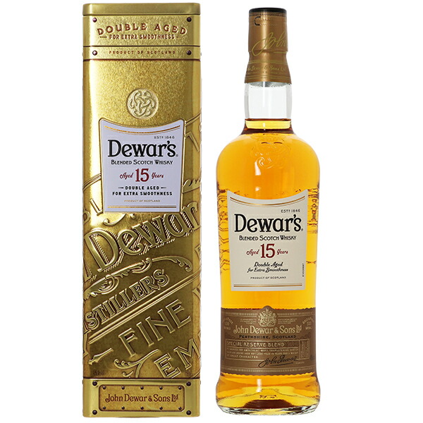 楽天市場】デュワーズ 15年 40度 箱付 750ml 正規 : 酒類の総合専門店