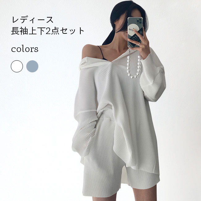 春夏 上下セット レディース パーカー ｔシャツ ロングパンツ ショートスリーブ デニム 切り替え カジュアル スタイリッシュ 個性的 デニム セットアップ ノースリーブ トップス ショートパンツ